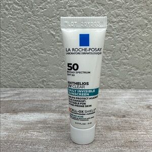 $4 🌙 La Roche-Posay Anthelios UV Clear Daily Invisible SPF 50